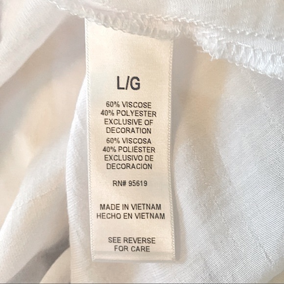 Fever White Sleeveless Cover Up Dress Size Large NWOT - Picture 13 of 13